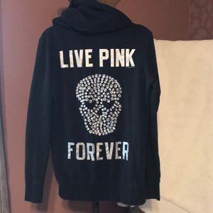 Zip up Pink Hoodie
